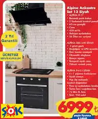 ALPİNA ANKASTRE SET 13 SİYAH